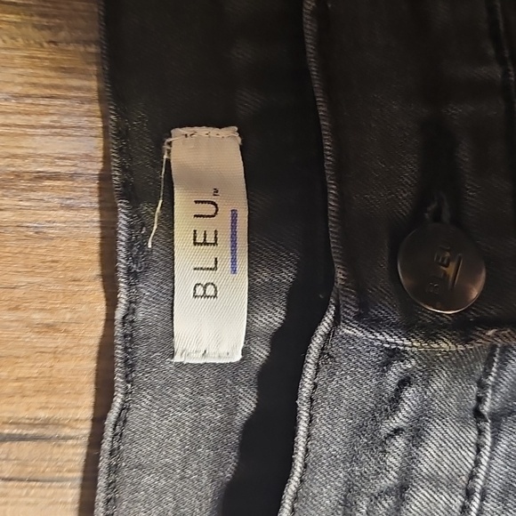 Womens Code Bleu Black Denim High Waist Skinny Jeans Sz 14 - Picture 2 of 7